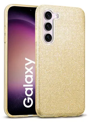 Image de Handy Case pour Samsung Galaxy S23 Cover Glitter Cover TPU, Gold
