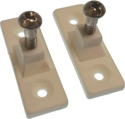 Immagine prodotto di Supporti laterali in nylon Goldenship, confezione da 2, colore bianco. Colore: bianco. Taglia unica