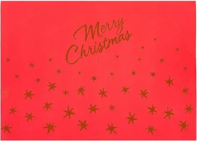 Image de Dessous de verre en papier "Joyeux Noël" 30 x 40 cm 200 pièces.