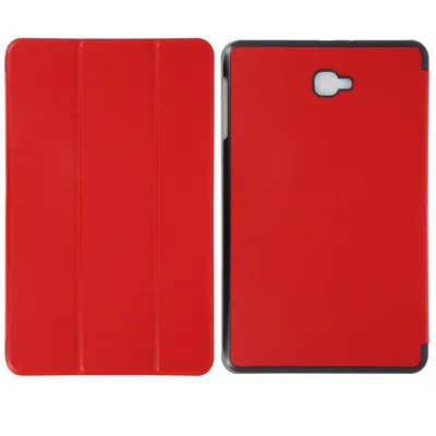 Produktbild von Dünne Flip-Schutzhülle für Galaxy Tab A 10.1 (2016) – Mit Standfunktion – Rot