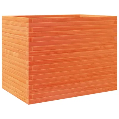 Produktbild von Pflanzkübel Wachsbraun 90x60x68,5 cm Massivholz Kiefer