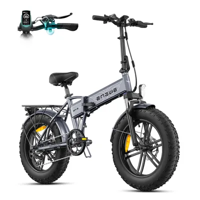 Produktbild von ENGWE E Bike, E-Bike Klapprad mit 20x4.0 Zoll Fette Reifen, 48V 13Ah Abnehmbarer Batterie, SHIMANO 7-Gang mit LCD-Display, bis zu 120km, EP-2