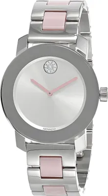 Produktbild von Movado Bold Damenuhr silber rosé Edelstahl