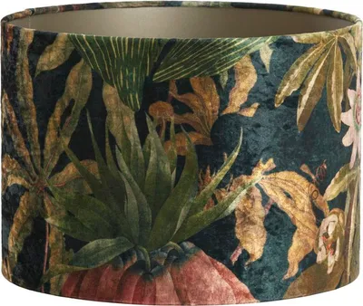 Produktbild von Light & Living - lampenschirm - Passion - grün - textil - Ø 30cm - E27 - 2230967
