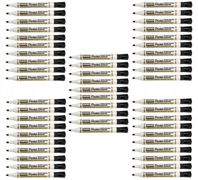 Produktbild von Pentel MW85 Whiteboard-Marker Set 50 Stück Schwarz