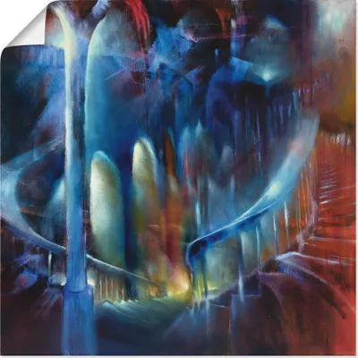 Produktbild von ARTland Poster Treppenhaus Größe: 50x50 cm