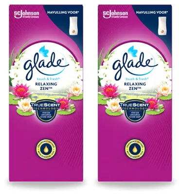 Produktbild von 2 x Glade Touch & Fresh Nachfüller Relaxing Zen 10 ml - Vorteilspackung - 2 Stücke