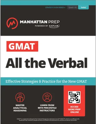 Produktbild von GMAT All the Verbal: Effective Strategies & Practice for the New GMAT + Online Resources (Manhattan Prep GMAT Prep)
