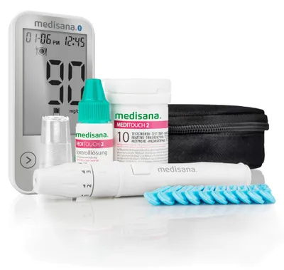 Obrázek produktu pro Medisana MediTouch2, Šedá, 5 s, 0,6 µl, 118 mm, 177 mm, 73 mm