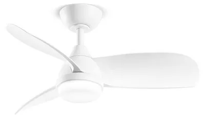 Obrázok produktu pre Stropný ventilátor s osvetlením Perenz 7192 B CT biely – Ø 91,5 cm, 3 lopatky, 6 rýchlostí, jednosmerný motor 35 W, tichý