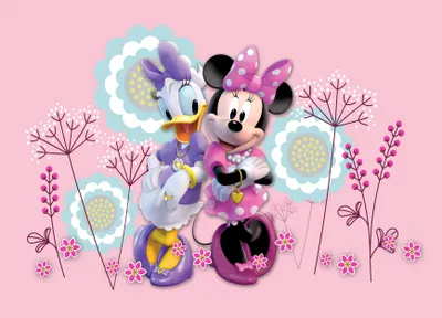 Immagine prodotto di Poster Disney Minnie Mouse e Daisy Duck rosa - 600670 - 160 x 110 cm
