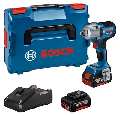 Produktbild von Akku-Drehschlagschrauber GDS 18V-450 HC, 2 x Akku GBA 18V 5.0Ah in L-BOXX