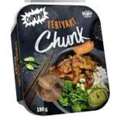 Produktbild von Fleischersatz auf Pflanzenbasis mit Teriyaki-Geschmack, als Stückchen, 180g