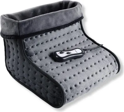 Produktbild von Grafner Elektrischer Fußwärmer mit Massagefunktion, 2 Temperaturstufen, 2 Massagemodi und angenehmen Teddyfutter Vibration Fußmassage