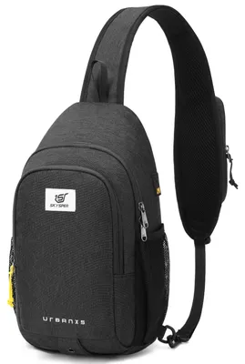 Produktbild von Umhängetasche Brusttasche Crossbody Tasche - Diebstahlschutz - RFID-Schutz - Leicht