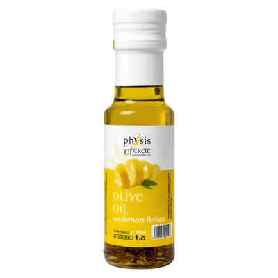 Produktbild von Physis of Crete Natives Olivenöl Extra mit Zitronenschale 100 ml aus Kreta