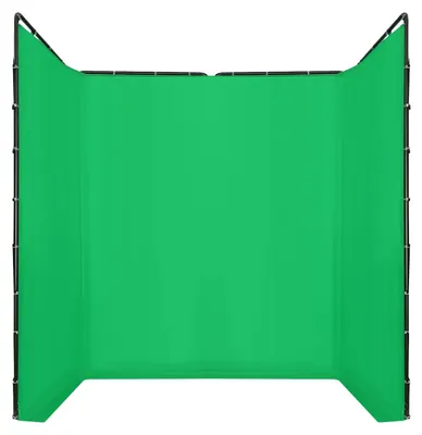 Zdjęcie produktu dla Stojak do tła fotograficznego, regulowana wysokość, trwałe materiały, kolor zielony