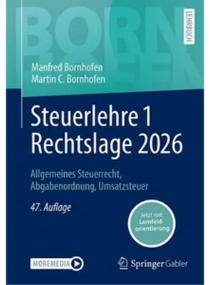 Immagine prodotto di Steuerlehre 1 Rechtslage 2026