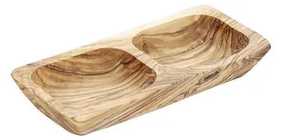 Produktbild von APS 1014 Schale OLIVE, 17,5 x 8,5 cm, Höhe 2,5 cm, Olivenholz, naturbedingte Abweichung in Form, Maserung und Größe