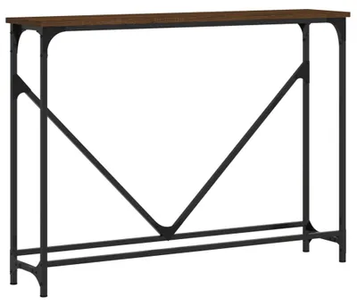 Obrázok produktu pre vidaXL Konzolový stôl Brown Oak Optics 102x22,5x75 cm Inžinierske drevo
