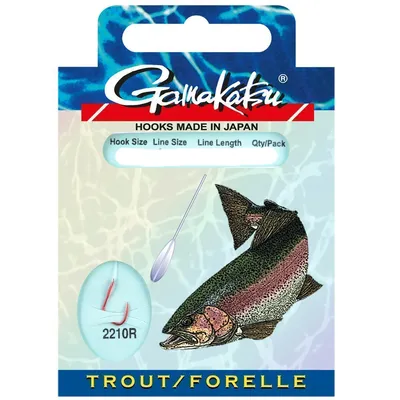 Produktbild von Gamakatsu Booklet Trout 2210R Gr.8 0,20mm 250cm