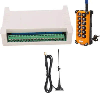 Zdjęcie produktu dla 12-przyciskowy koder zdalnego sterowania 433M z anteną 12-kanałowy zestaw przekaźnika sterownika bezprzewodowego DC12V