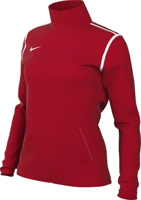 Image de Nike FJ3024-657 W NK DF PARK20 TRK JKT K R - Veste pour femmes, couleur : ROUGE/BLANC/BLANC