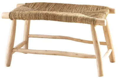 Produktbild von Sitzbank aus Naturholz Japandi