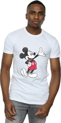 Produktbild von Disney - "Traditional Wave" T-Shirt für Herren BI468 (3XL) (Weiß)
