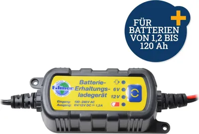 Produktbild von Filmer 36.202 Batterie Erhaltungs-Ladegerät 6V/12V