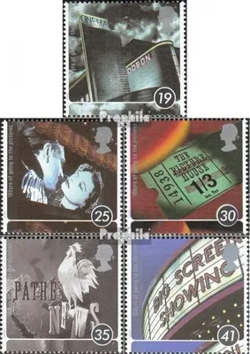 Produktbild von Briefmarken Großbritannien 1996 Mi 1620-1624 (kompl.Ausg.) postfrisch 100 Jahre Kino