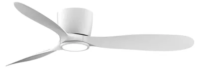 Deckenventilator 132 cm weiß mit LED, leiser DC-Motor, 6 Stufen
