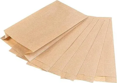 Productafbeelding van Dailygoods- Papieren Zakken 1000 Stuks - Bruin - 18 x 35 cm - Milieuvriendelijk - Verpakking voor Snoep/Lunch - Recyclebaar Kraftpapier - Verpakkingszakken