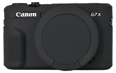 Obrázek produktu pro Silikonový ochranný kryt pro fotoaparát G7X Mark II s krytkou objektivu