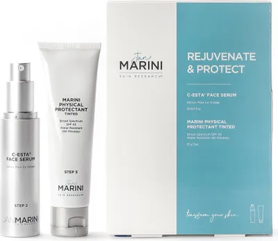 Zdjęcie produktu dla Jan Marini Rejuvenate & Protect: Serum 30 ml + Physical Protectant 57 g