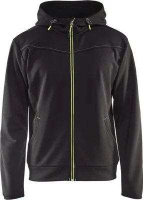 Produktbild von Blakläder Hoodie UNITE 33632526 schwarz/gelb Uni, M