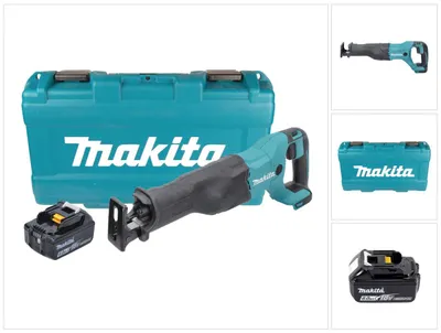 Obrázok produktu pre Akumulátorová priamočiara píla Makita DJR 186 G1K 18 V + 1x batéria 6,0 Ah + kufor - bez nabíjačky