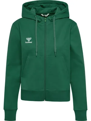 Obrázek produktu pro Hummel HmlGo 2.0 Zip Hoodie Women dark green velikost L