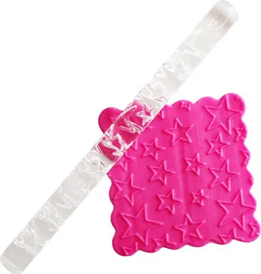 Zdjęcie produktu dla Wysokiej jakości akrylowy wałek do ciasta Wałek do ciasta Fondant Wałek do plasteliny DIY Cake 01#