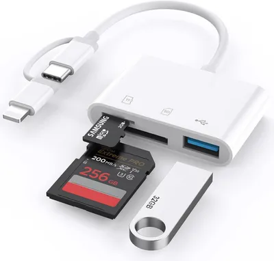 Obrázek produktu pro Čtečka SD karet, univerzální kompatibilita, plug-and-play, USB konektor, pro paměťové karty