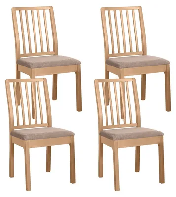 Image de Elzusha - Ensemble de 4 housses de chaise imperméables pour salle à manger