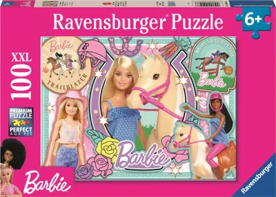Produktbild von Ravensburger Puzzle 100 XXL Barbiebeschdigt