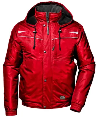 Produktbild von Sir Safety Airport Herren Piloten-Arbeitsjacke wasserdicht atmungsaktiv, 4XL, Rot