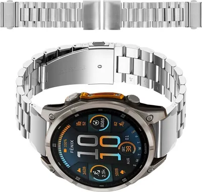 Produktbild von Bizon Armbanduhr Aura Smartwatch 22mm Silber