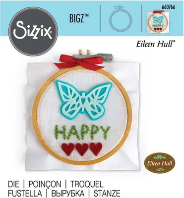 Produktbild von SIZZIX Bigz Stanzform Präge Stanzschablone Cutting Die, Embroidery Hoop