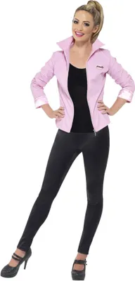 Produktbild von Grease - "Deluxe Pink Ladies" Jacke - Damen SM2964 (M) (Pink)