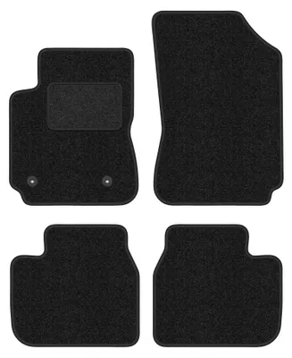 Image de Tapis de sol en moquette pour Citroen C4 Cactus II 2018- (crossover) – jeu 4 pièces, anthracite, sur mesure – Wielganizator ANTHRA