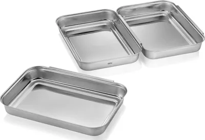 Produktbild von GEFU 14764, Edelstahl, Edelstahl, 3 Stück(e), 155 mm, 220 mm, 30 mm