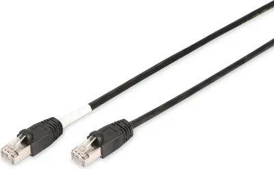 Image de DIGITUS Patchkabel Cat6  S/FTP 2xRJ45  2.0m schwarz Outdoor
