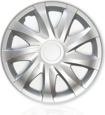 Produktbild von NRM Radkappen DRACO, Silber 15" Zoll. (4 x Universal Radzierblenden/Radkappen)